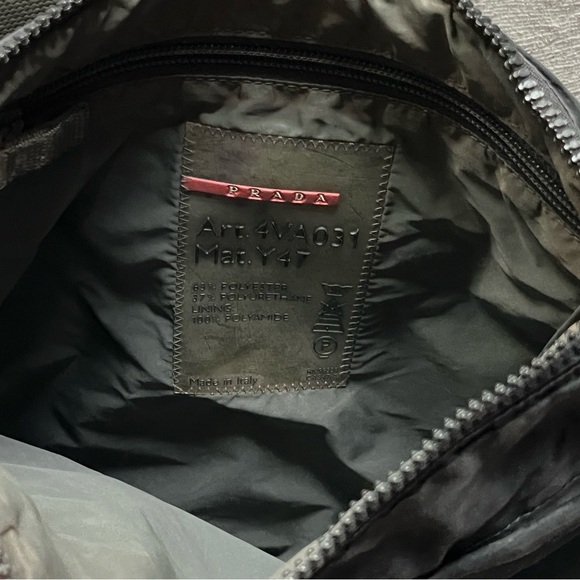 #117 PRADA Black Fabric Crossbody Bag - Picture 12 of 15